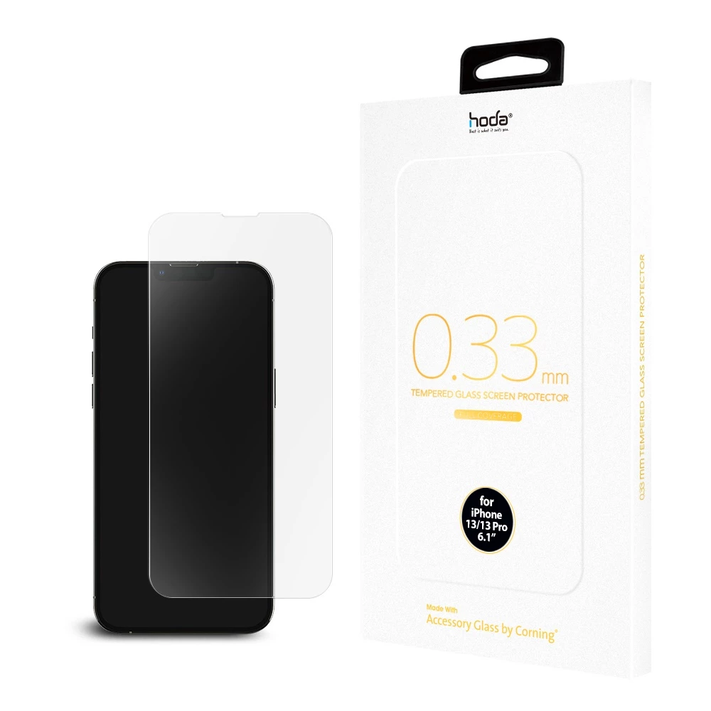 康寧授權全透明玻璃保護貼 iPhone 16e / 14 / 13 系列  | HODA®