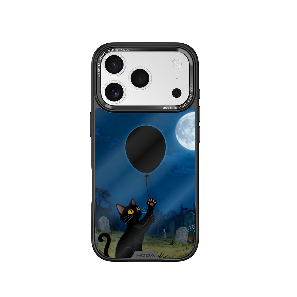 MagSafe 幻石 月夜氣球貓保護殼 iPhone 17 / Air / 16 / 15 系列 | HODA®