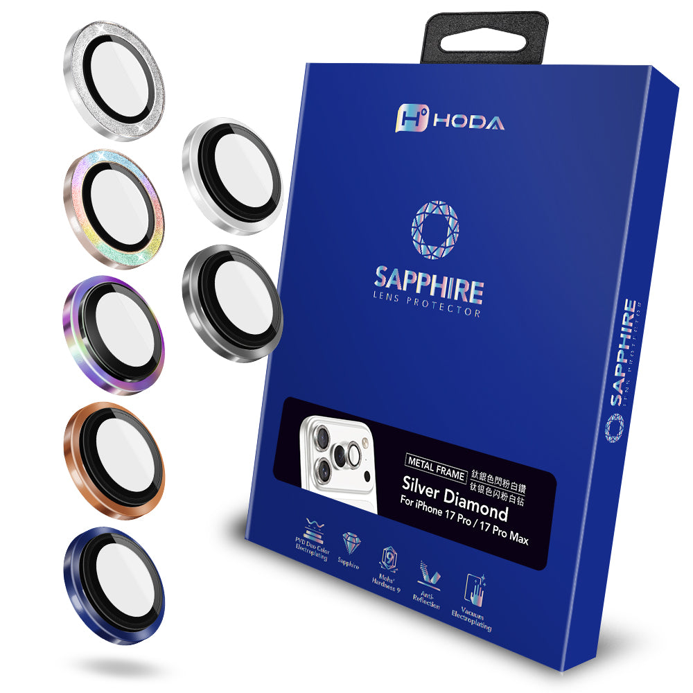 藍寶石鏡頭保護貼 iPhone 17 Pro / 17 Pro Max (3顆/組) | HODA®