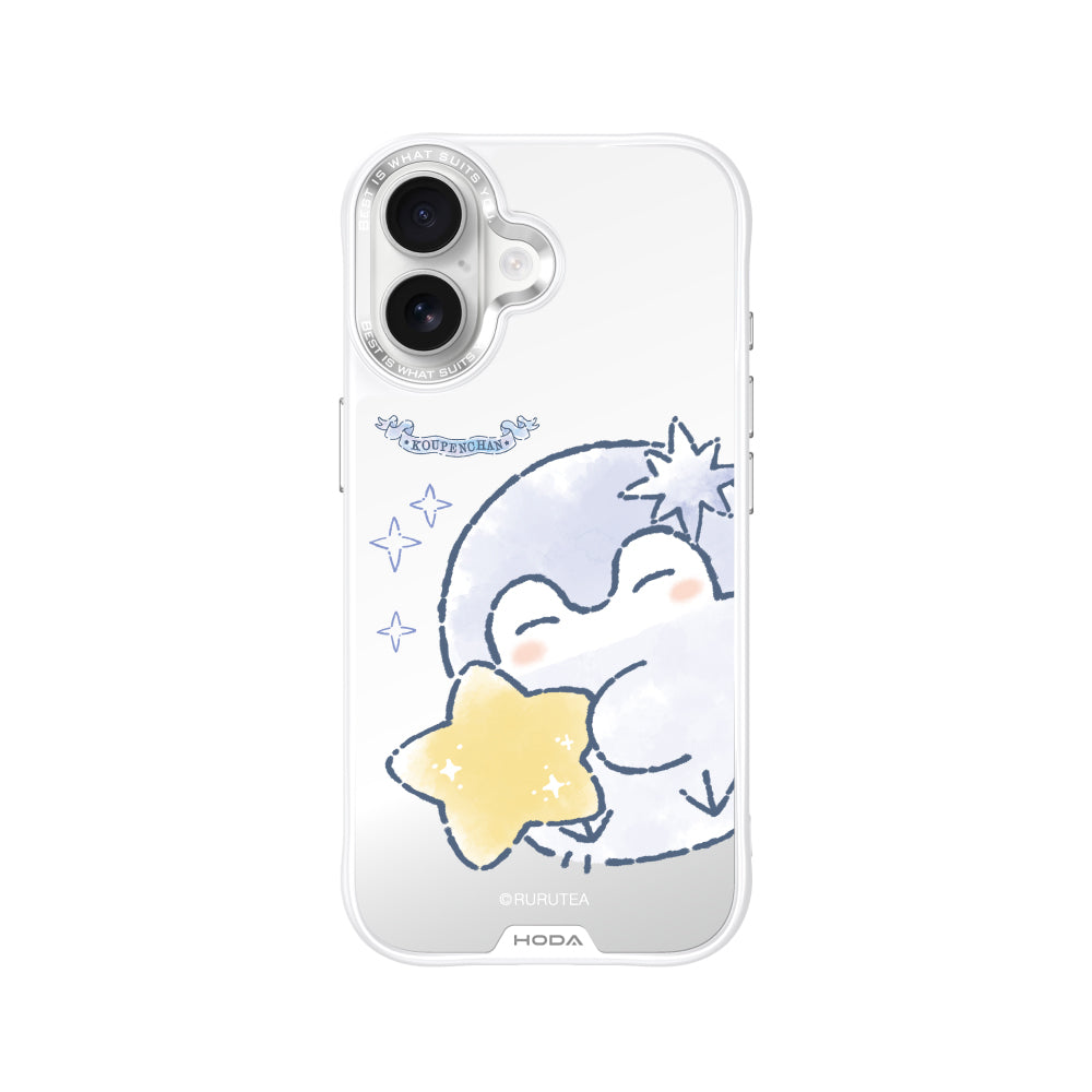 擁抱星空 – 正能量企鵝 MagSafe 幻石手機保護殼 iPhone 18 / 17 / 16 / 15 系列|HODA®