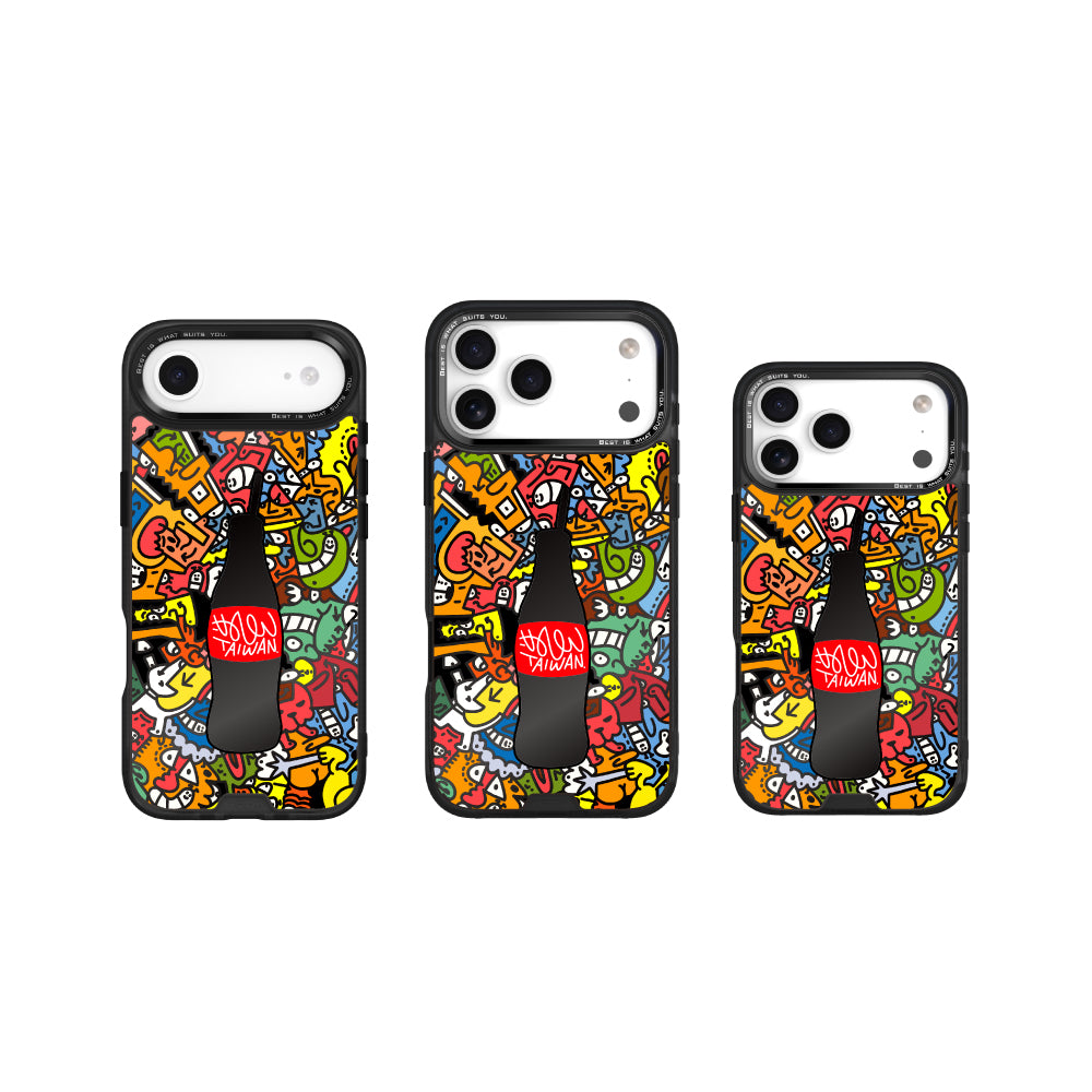 可樂繽紛派對-米豆 MagSafe 手機保護殼 iPhone 17 / Air / 16 / 15 系列 | HODA®