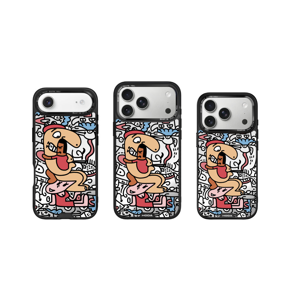 我愛爸爸媽媽 - 米豆 MagSafe 手機保護殼 iPhone 17 / Air / 16 / 15 系列 | HODA®