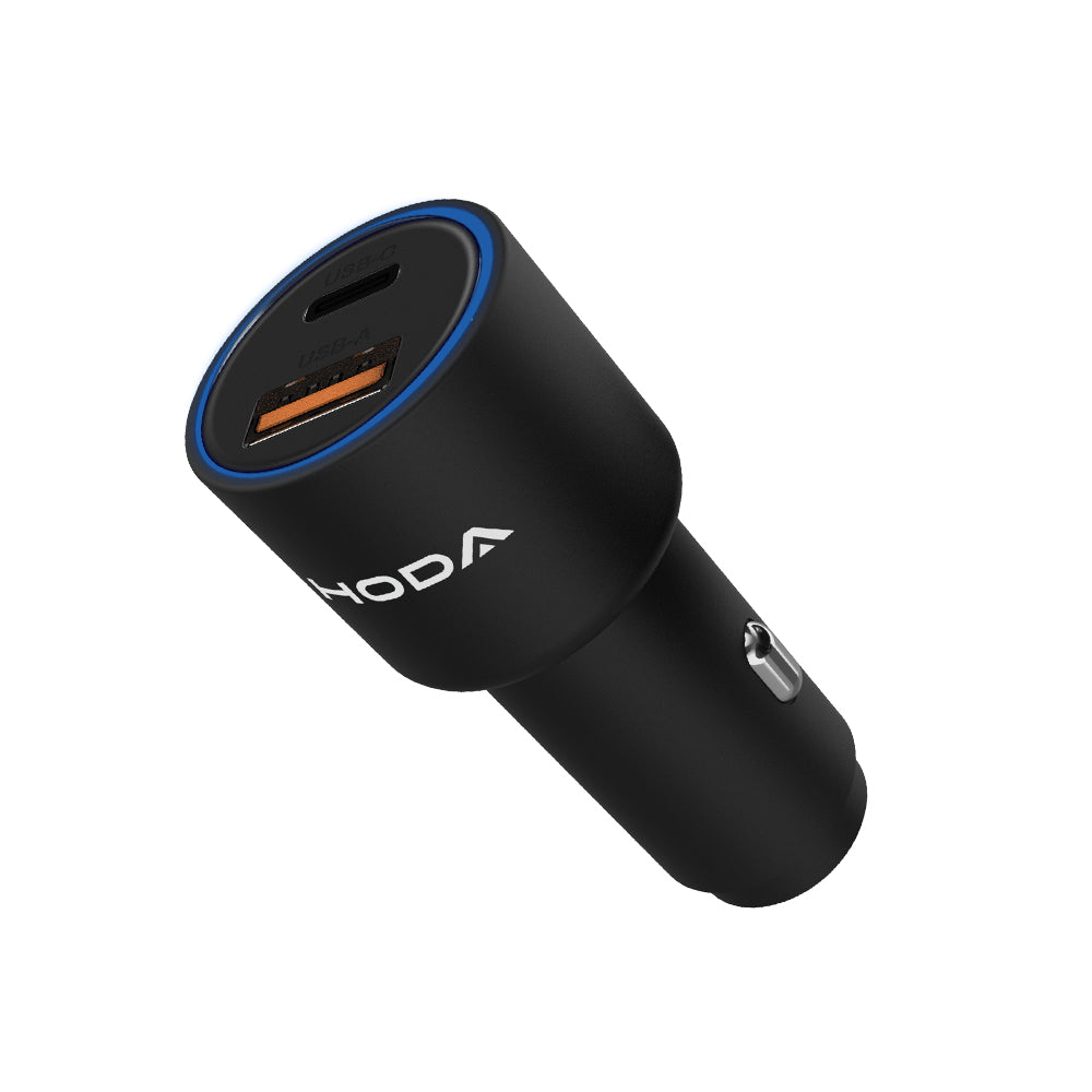 63W 雙孔 車載充電器(USB-C+USB-A) | HODA®