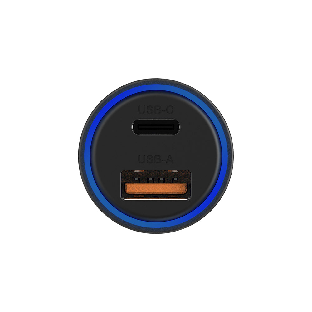 63W 雙孔 車載充電器(USB-C+USB-A) | HODA®