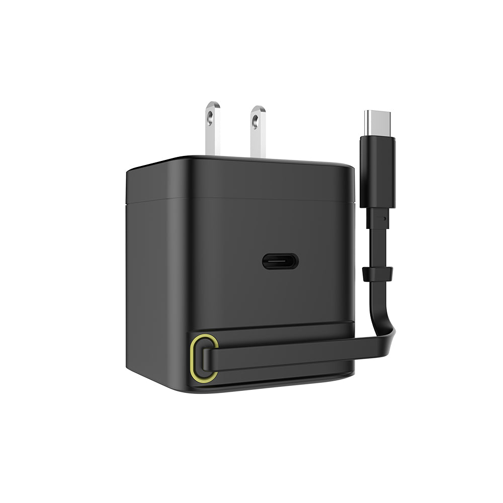 65W GaN氮化鎵自帶伸縮線電源供應器 / 極速智能充電器 | HODA®