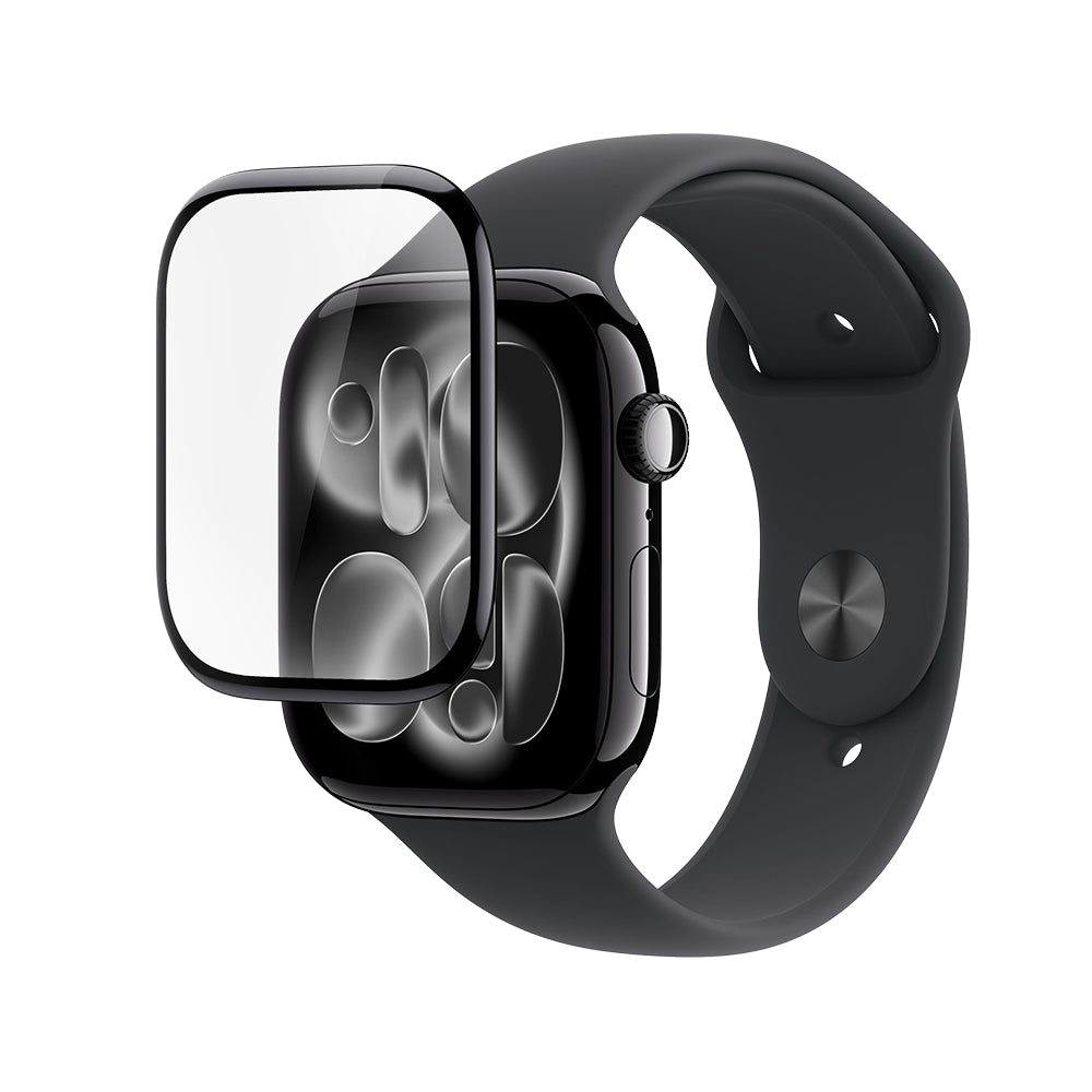 3D熱彎 晶盾貼 Apple Watch 系列 附無塵滾輪太空艙貼膜神器 (2片/組) | HODA®