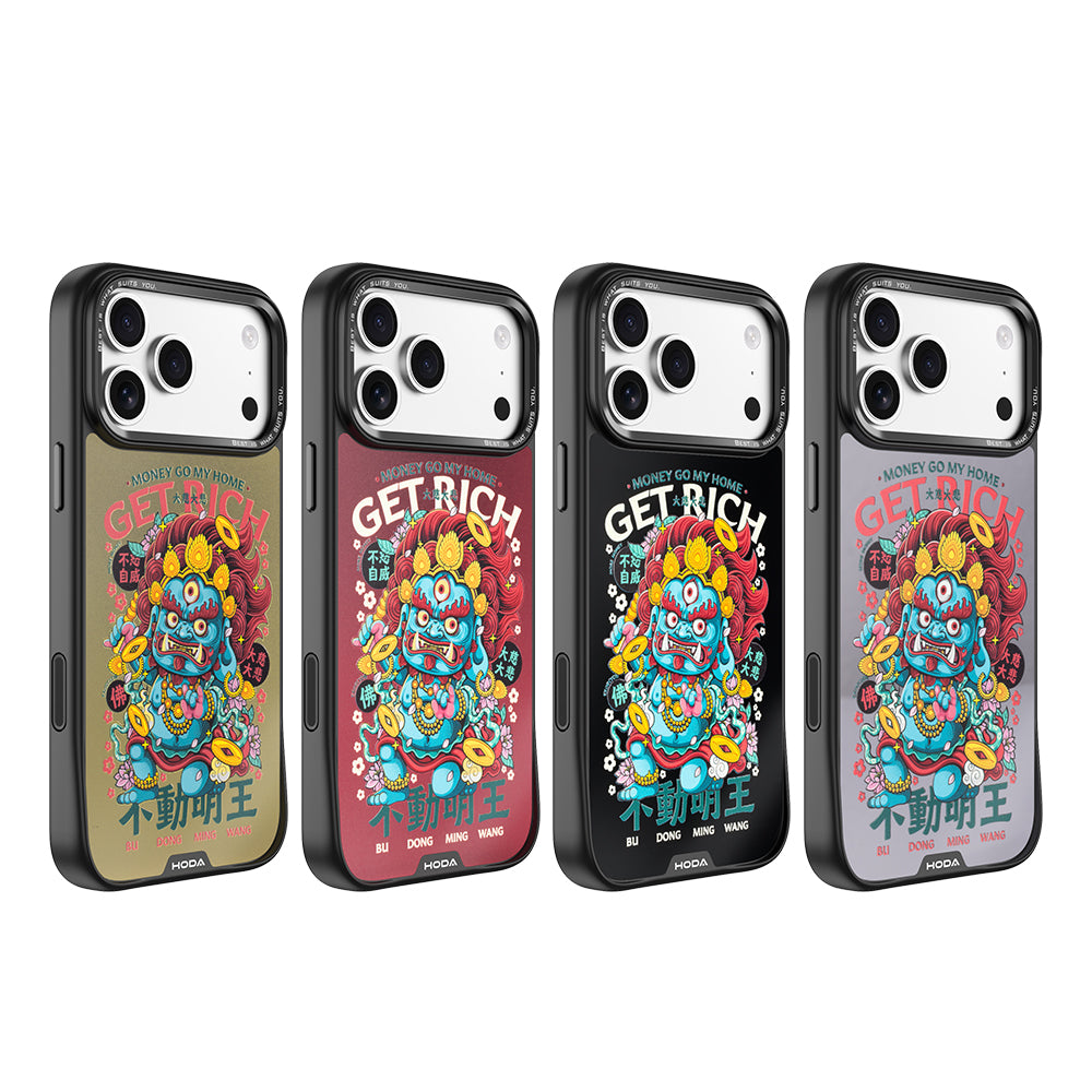 不動明王 – 狂奔的包子|iPhone 17 / Air / 16 系列 MagSafe 幻石手機保護殼|HODA®