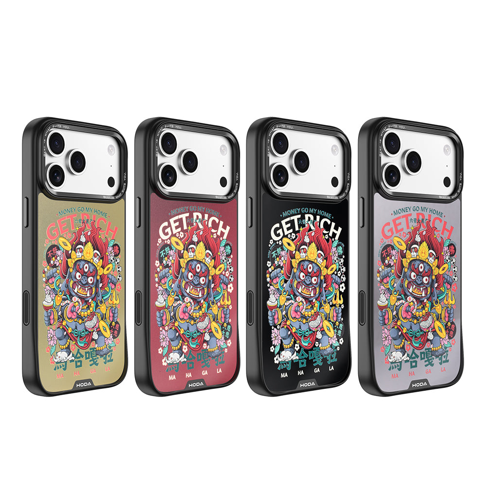 瑪哈嘎拉 – 狂奔的包子|iPhone 17 / Air / 16 系列 MagSafe 幻石手機保護殼|HODA®
