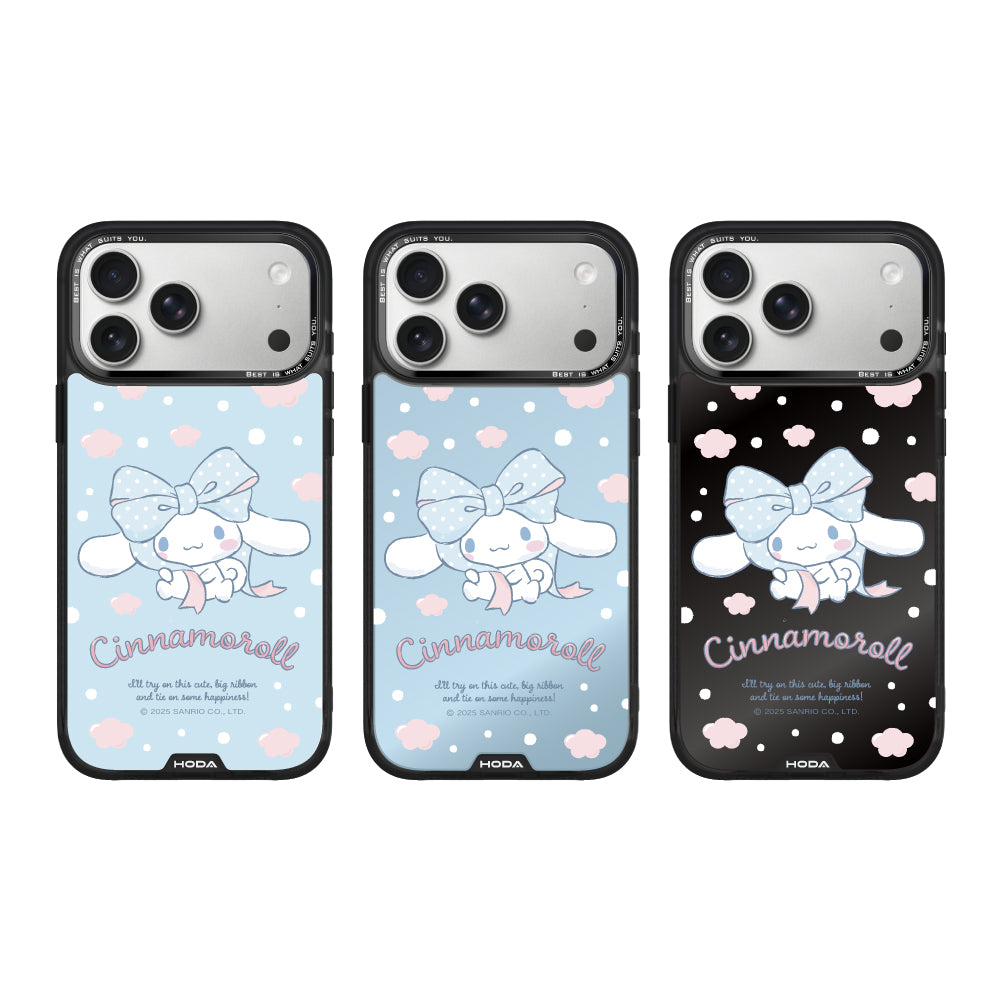 蝴蝶結大耳狗 - 三麗鷗 MagSafe 幻石手機保護殼 iPhone 17 / 16 / 15 系列 | HODA®