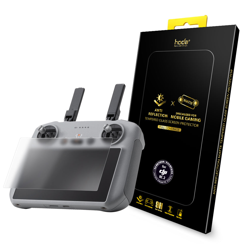 AR抗反射電競磨砂玻璃保護貼 DJI RC2 | HODA®