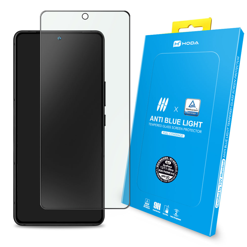 抗藍光玻璃保護貼 ASUS Zenfone 12 Ultra / 11 Ultra (德國萊因TÜV RPF20認證) | HODA®
