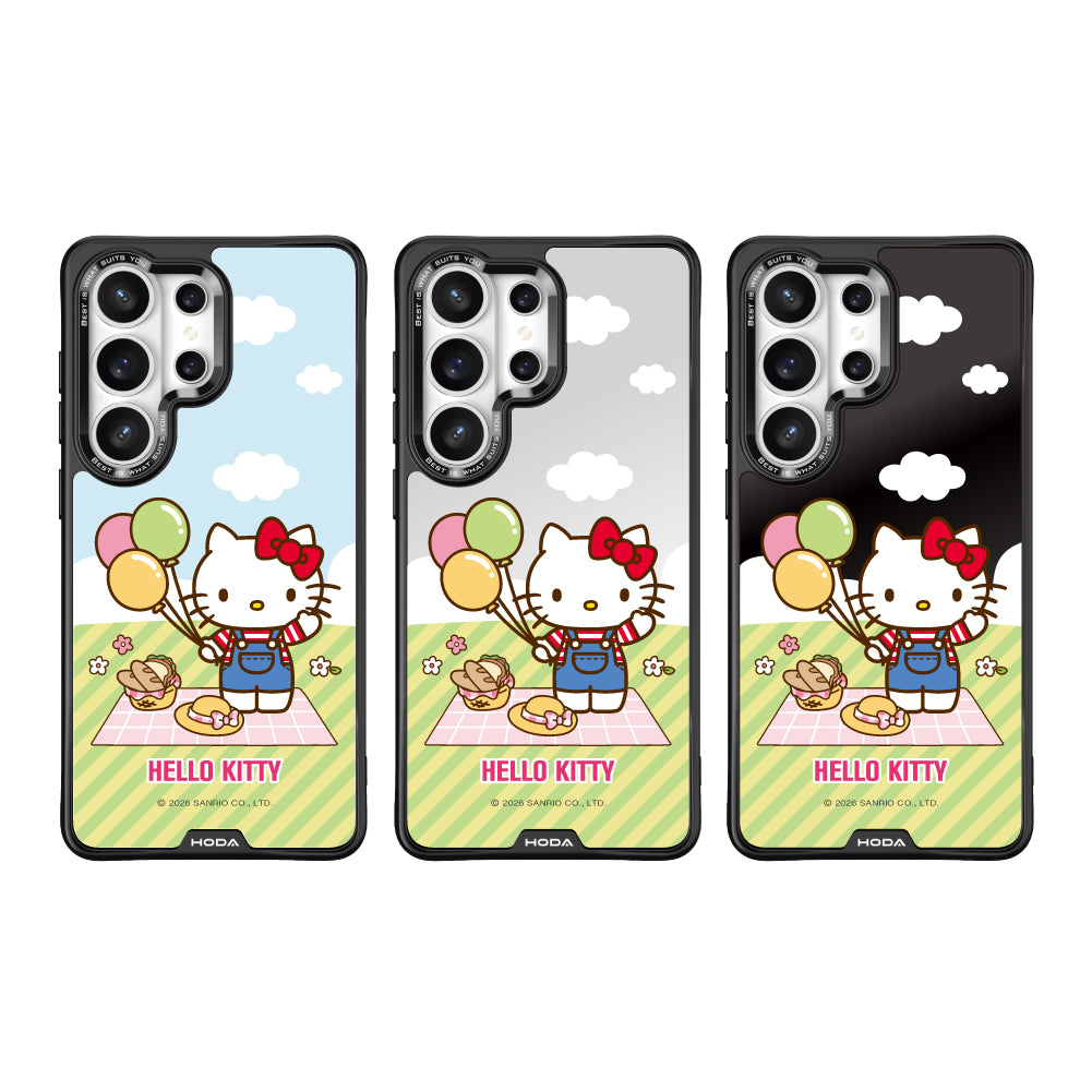 野餐KITTY - 三麗鷗 MagSafe 幻石手機保護殼 Samsung S26 Ultra / S25 Ultra / S24 Ultra|HODA®