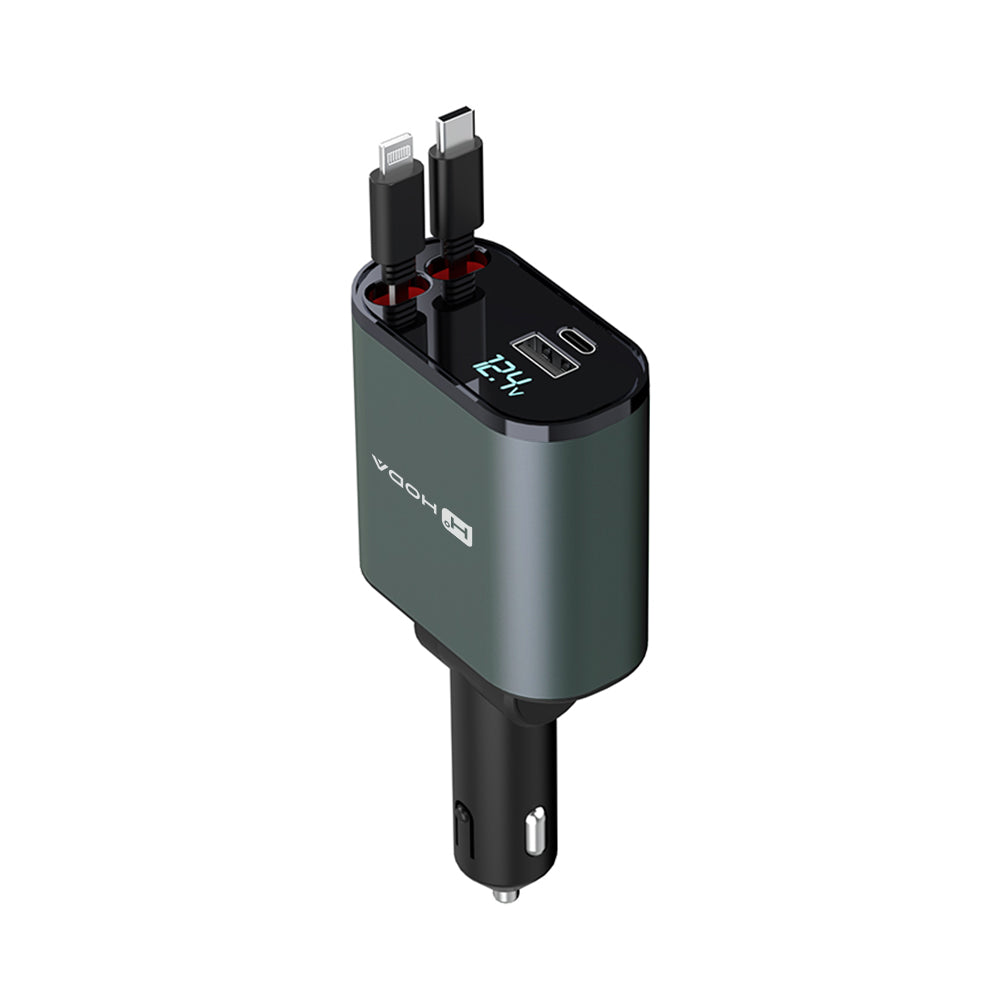 帶線雙口快充車載充電器| HODA®