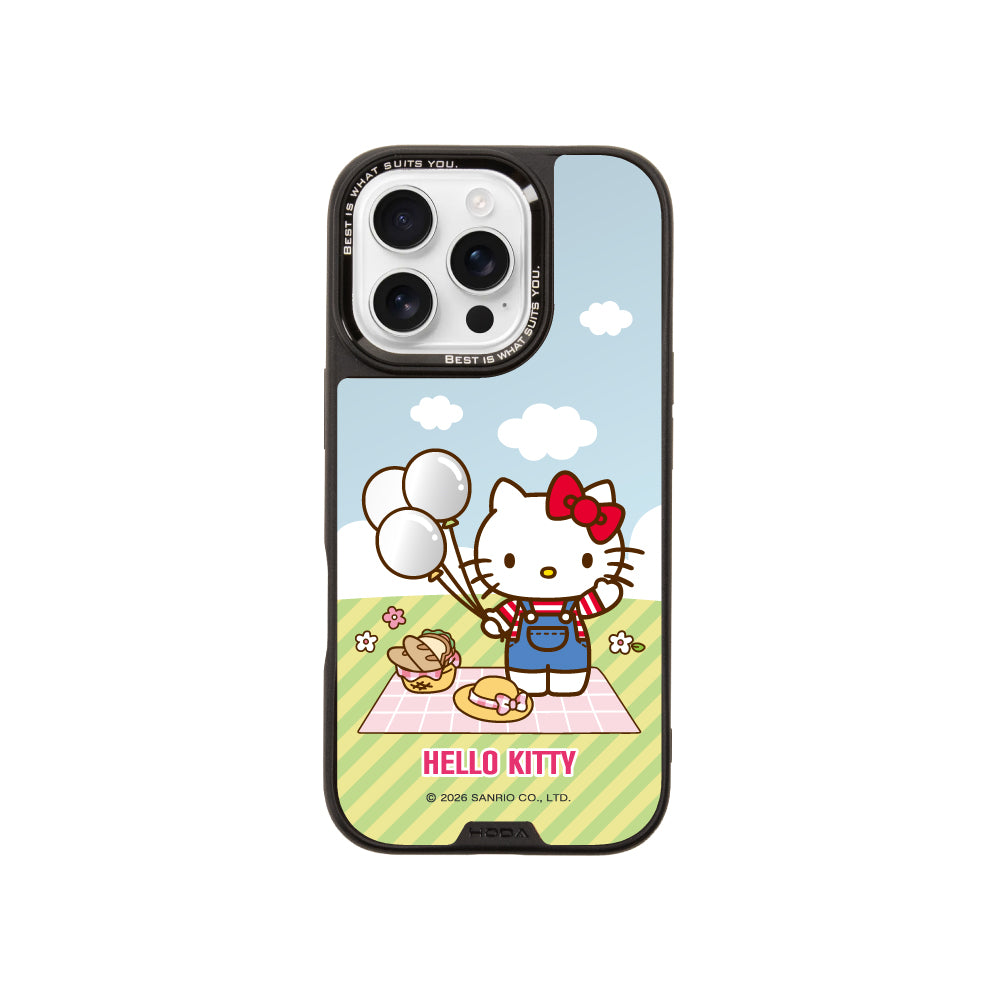 野餐KITTY - 三麗鷗 MagSafe 幻石手機保護殼 iPhone 17 / 16 / 15 系列 | HODA®