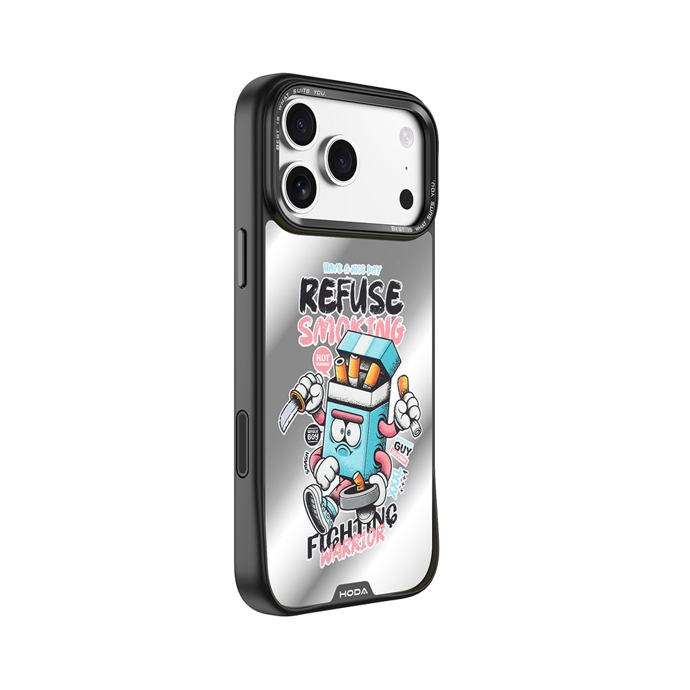 香菸查緝者 – 狂奔的包子 MagSafe 手機保護殼 iPhone 17 / Air / 16 / 15 系列｜HODA®