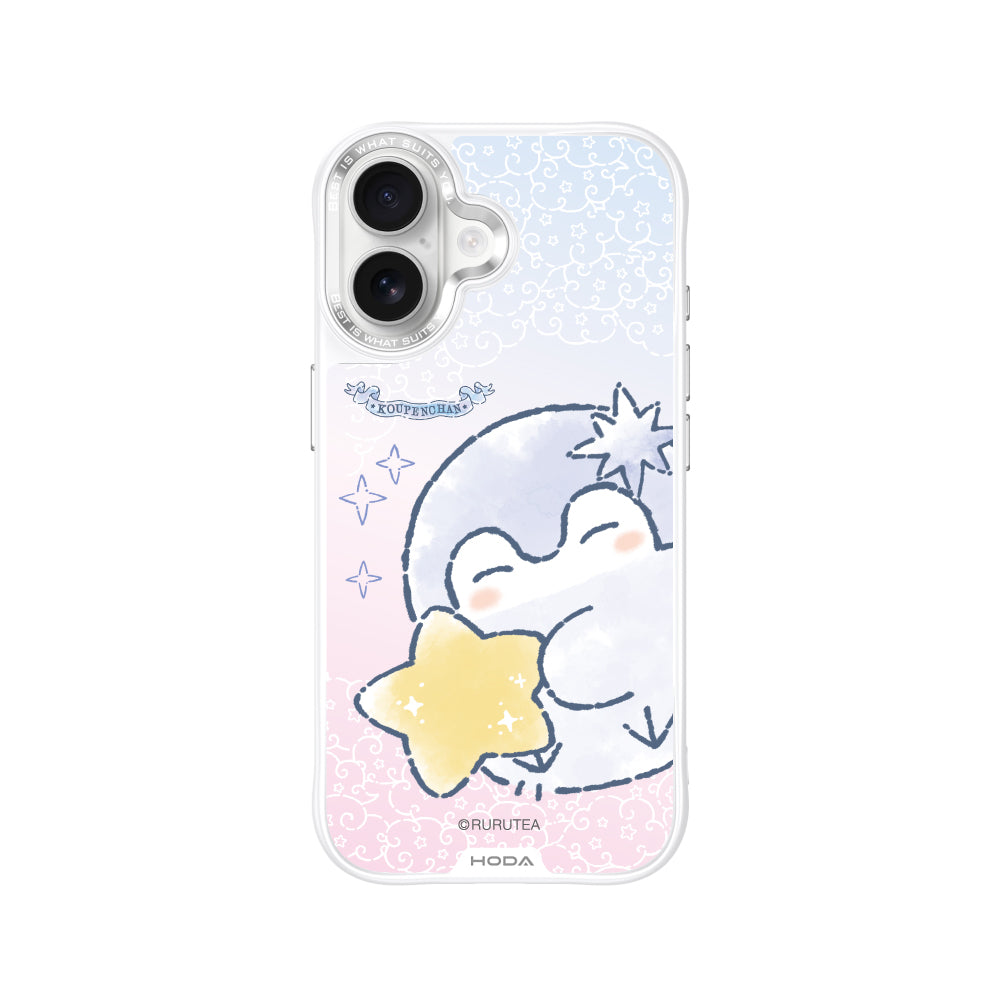 擁抱星空 – 正能量企鵝 MagSafe 幻石手機保護殼 iPhone 18 / 17 / 16 / 15 系列｜HODA®