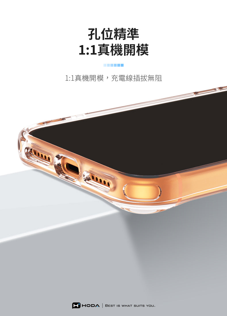 孔位精準1:1真機開模1:1真機開模,充電線插拔無阻HHODA BEST IS WHAT SUITS YOU.