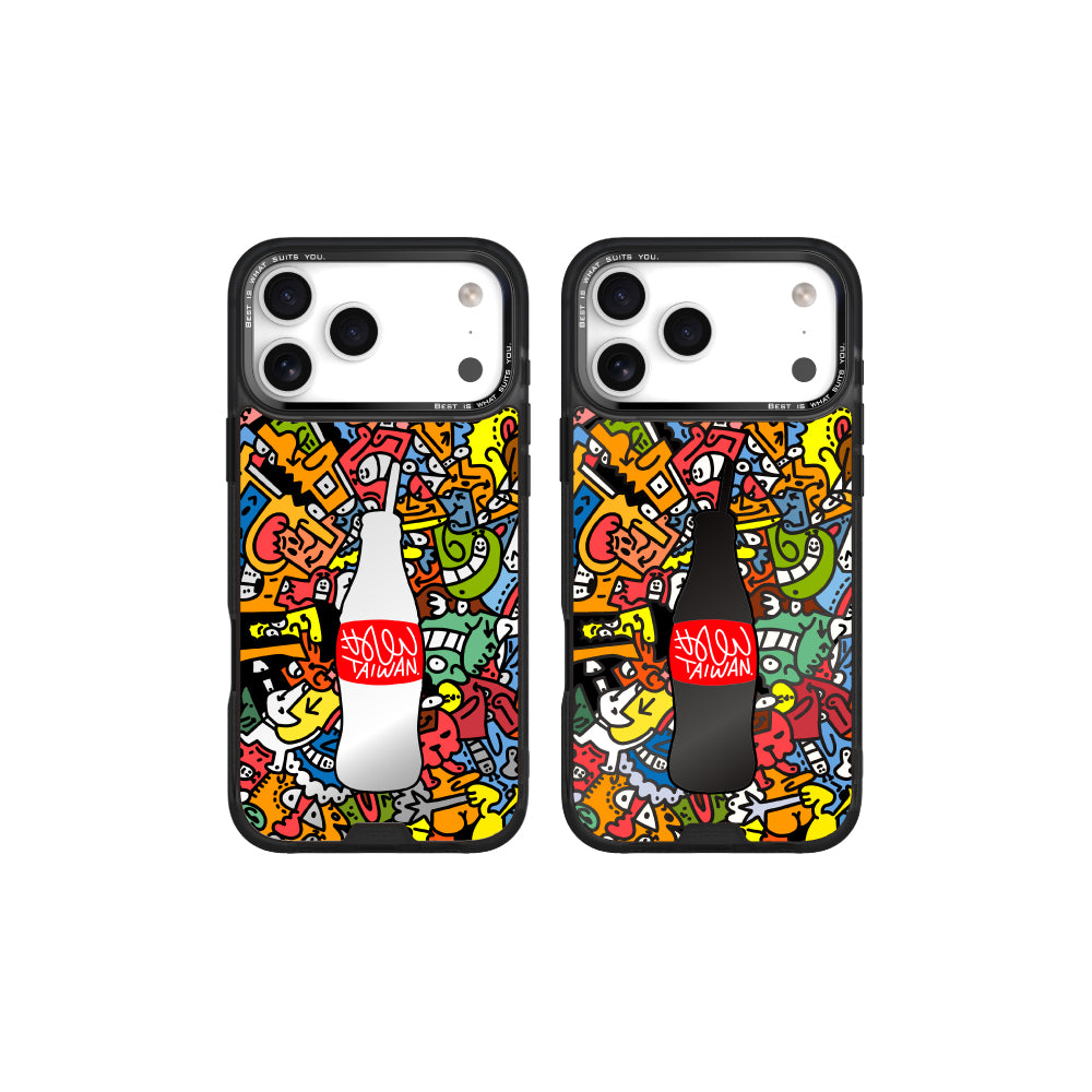 可樂繽紛派對-米豆 iPhone 17 / Air / 16 / 15 系列 MagSafe 手機保護殼 | HODA®