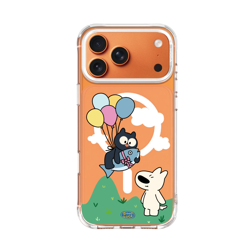夢想起飛 – 阿耀與黑寶 MagSafe 晶石 Ultra 手機保護殼 iPhone 17 系列｜HODA®