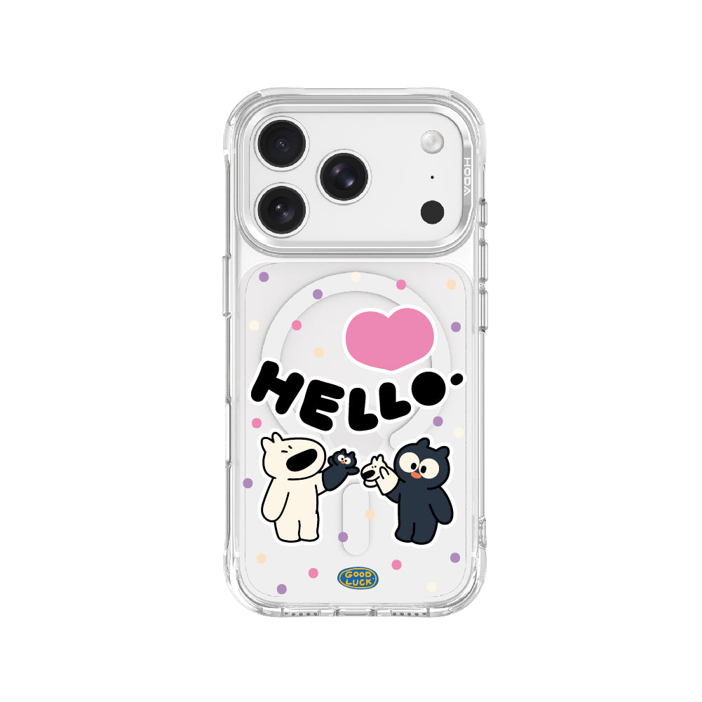 角色互換 – 阿耀與黑寶 MagSafe 晶石 Ultra 手機保護殼 iPhone 17 系列｜HODA®