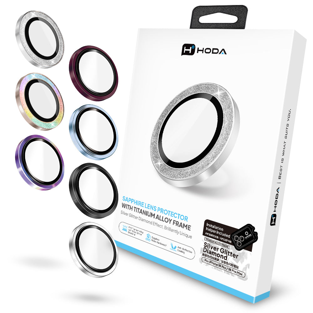 藍寶石雙色鏡頭保護貼 iPhone 18 Pro / 18 Pro Max (3顆/組) | HODA®