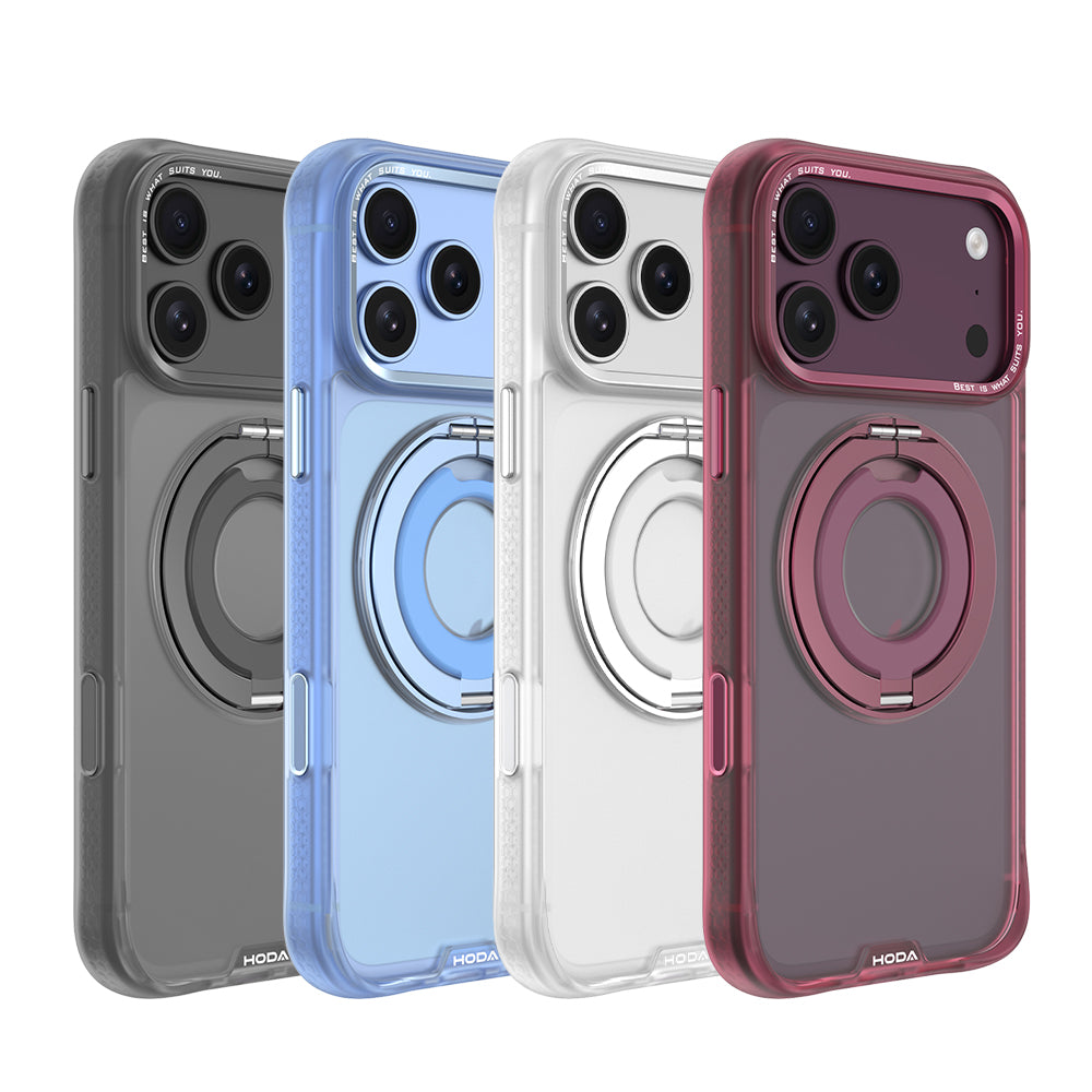 MagSafe 柔石支架指環保護殼 iPhone 18 / 17 / Air 系列 | HODA®