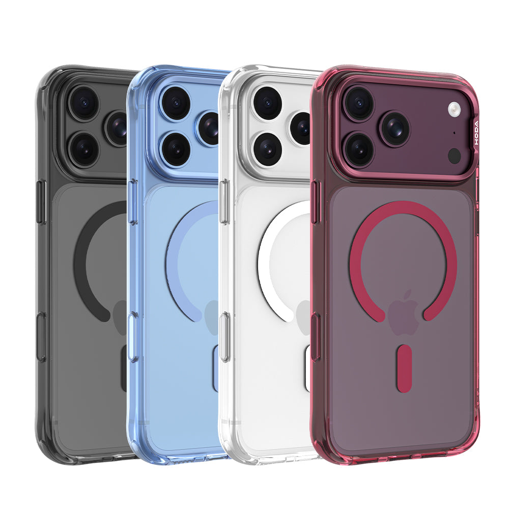 MagSafe 晶石 Ultra 玻璃軍規防摔保護殼 iPhone 18 / 17 系列 | HODA®