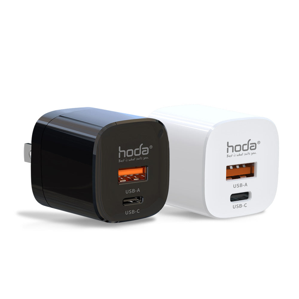 33W GaN氮化鎵智慧雙孔電源供應器 / 極速智能充電器 | HODA®