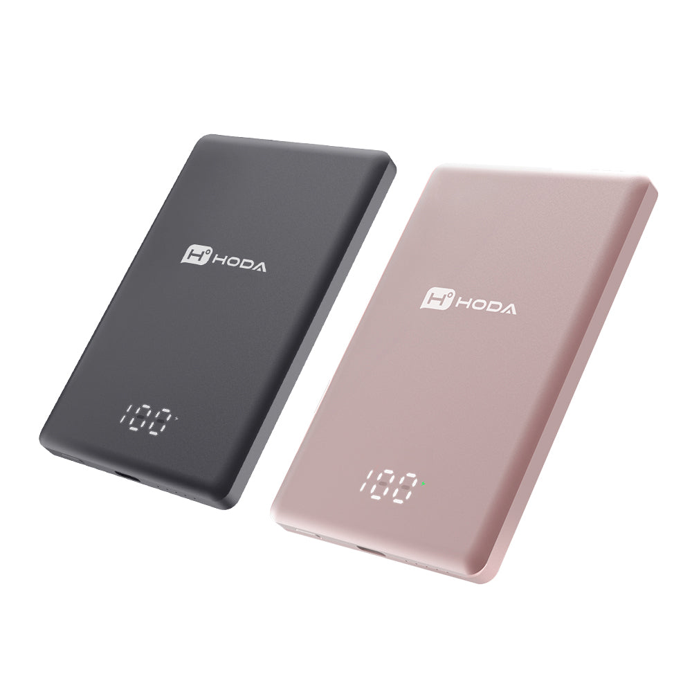 【預購】5000mAh 磁吸式鋁合金超薄行動電源 | HODA®