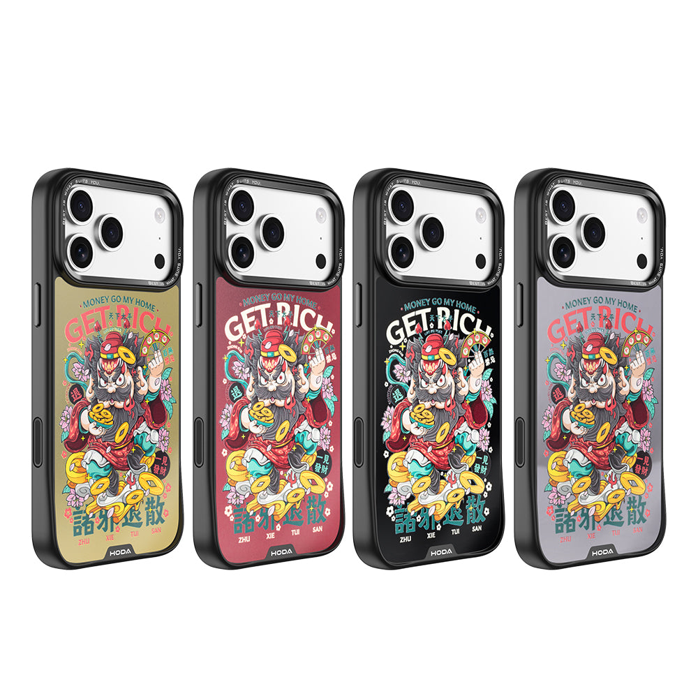 諸邪退散 – 狂奔的包子｜iPhone 17 / Air / 16 系列 MagSafe 幻石手機保護殼｜HODA®