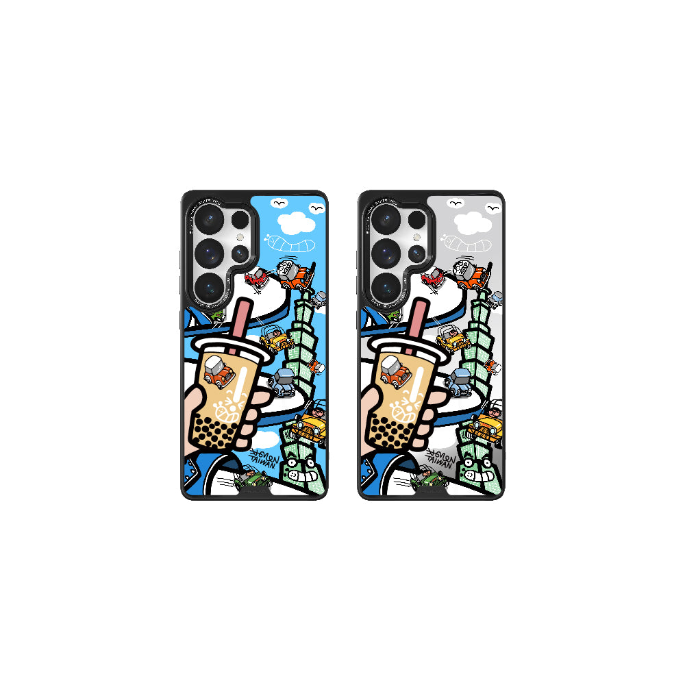 藍白拖賽道老咪大賽 - 米豆 MagSafe 手機保護殼 Samsung S25 Ultra | HODA®