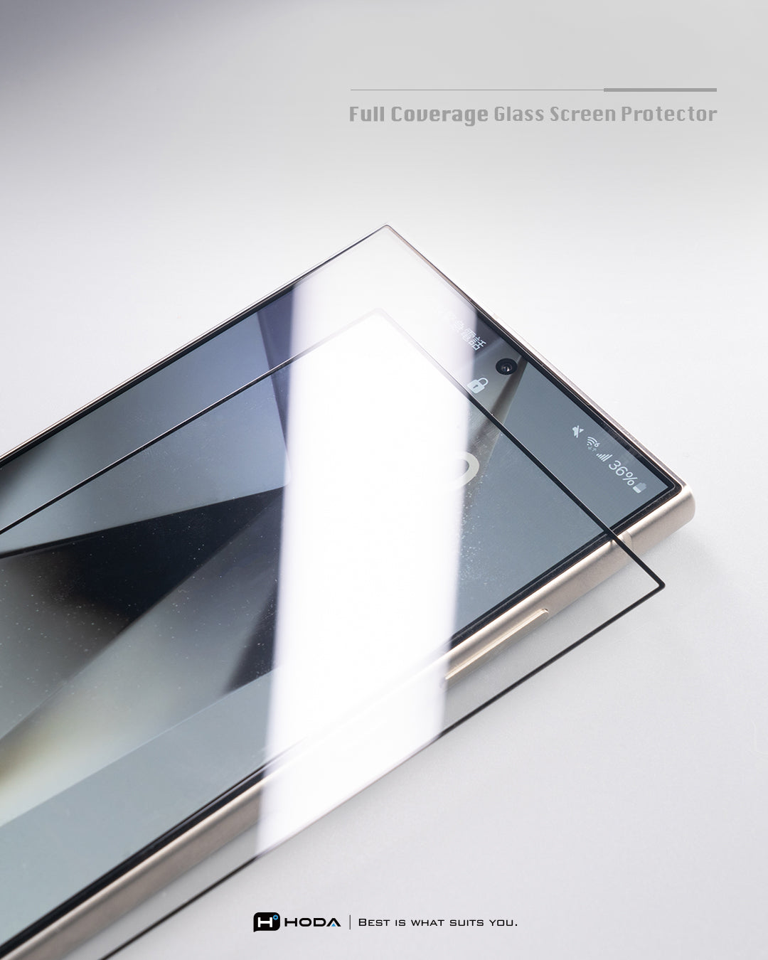 Fu Coverage Glass Screen Protectorll 36%HHODA BEST IS WHAT SUITS YOU.