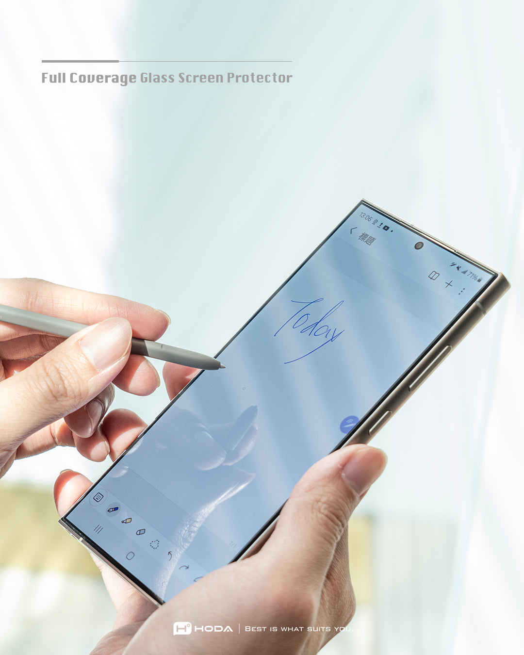 Full Coverage Glass Screen Protector13:06 標題%H HODA BEST IS WHAT SUITS YOU