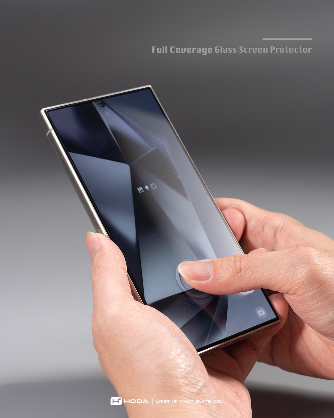 Full Coverage Glass Screen ProtectorHHODA BEST IS WHAT SUITS YOU