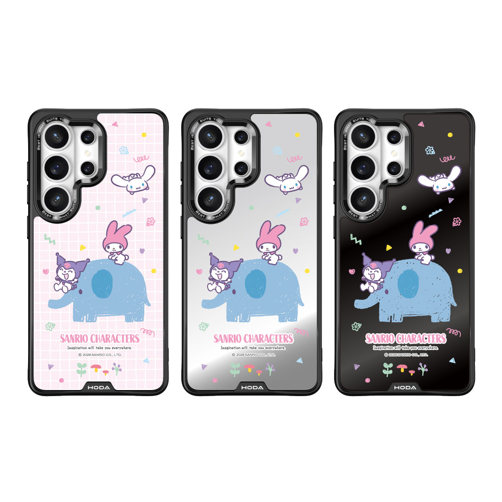 手繪風大象 - 三麗鷗 MagSafe 手機保護殼 Samsung S26 Ultra / S25 Ultra / S24 Ultra | HODA®