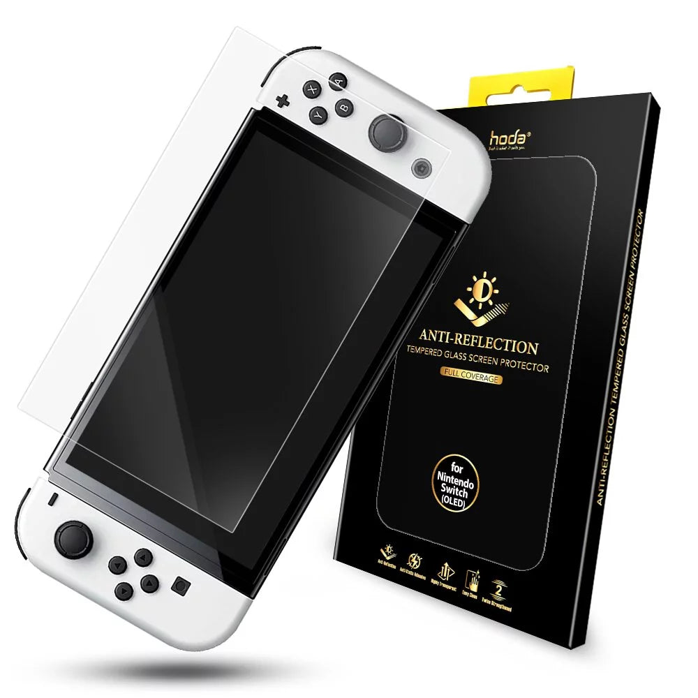 AR抗反射玻璃保護貼 Nintendo Switch OLED 任天堂 | HODA®