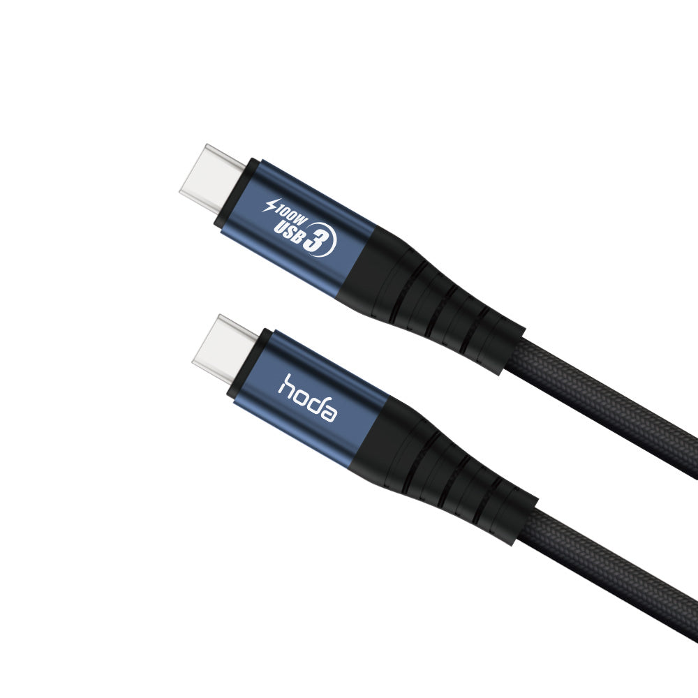 100W 5A USB3【USB-C to C】120cm / 200cm 快速充電編織線材 | HODA®