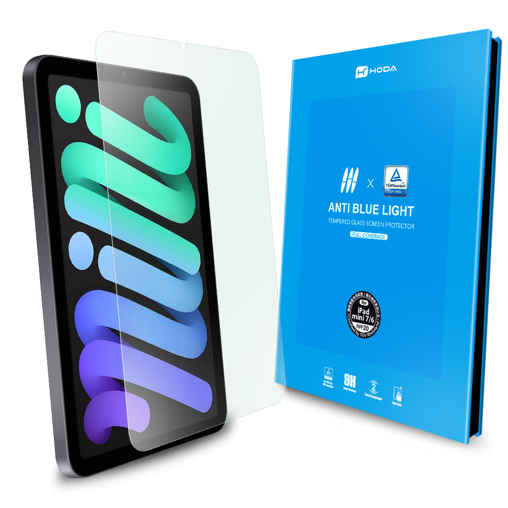 抗藍光玻璃保護貼 iPad mini 7/6 (德國萊因TÜV RPF20認證) | HODA®